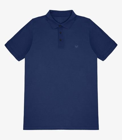 Camisa Polo Básica Plus Size MMT Azul - Marca MMT
