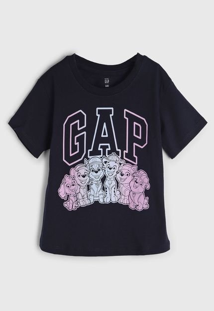  Camiseta GAP Patrulha Canina Preta  - Marca GAP