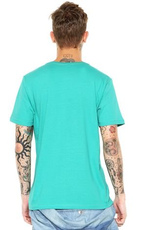 Camiseta Fatal Surf Estampada Verde