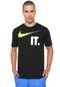 Camiseta Nike Nk Dry Check It Preta - Marca Nike