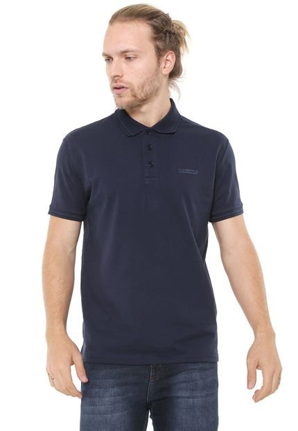 Camisa Polo Ellus Reta Básica Azul-marinho - Marca Ellus