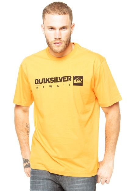 Camiseta Quiksilver Amarela - Marca Quiksilver