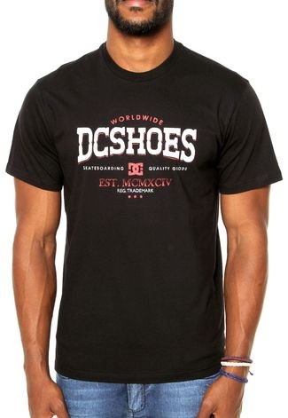 Camiseta DC Shoes Ordered Preta
