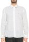 Camisa Replay Washed Slim Fit Off-white - Marca Replay