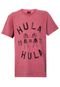 Camiseta Mc Juvenil Billabong Hula Hula Mescla Vermelho - Marca Billabong