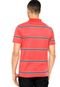 Camisa Polo Kanui Clothing & Co. Listrada Vermelha/Preto - Marca Kanui Clothing & Co.