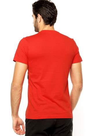 Camiseta Lacoste Recorte Vermelha