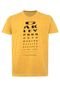 Camiseta MC Oakley Eye Chart Dorado - Marca Oakley