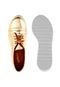 Oxford Flatform DAFITI SHOES Perfuros Dourado - Marca DAFITI SHOES