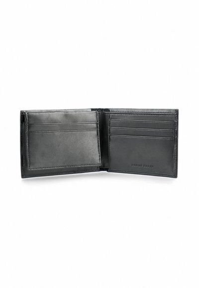Billetera Cuero Con Portadocumento Negro Perry Ellis Compra