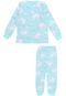 Pijama Fakini Longo Infantil Unicórnio Azul - Marca Fakini