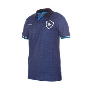 Camisa Polo Botafogo Viagem Topper - Azul Marinho