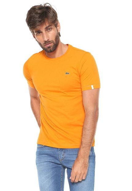 Camiseta Lacoste Lisa Amarela - Marca Lacoste