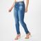 Calça Jeans Feminina Skinny Com Elastano Desfiada Azul - Marca Zafina