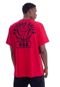 Camiseta NBA Plus Size Estampada Chicago Bulls Casual Vermelha - Marca NBA