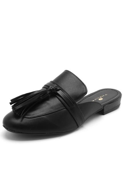 Mule Thelure Tassel Preto - Marca Thelure