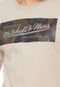 Camiseta Mitchell & Ness Logo Bege - Marca Mitchell & Ness