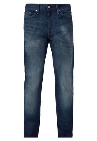 Calça Jeans Levis 513 Slim Straight Fit Azul
