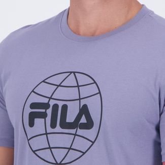 Camiseta Fila Worldwide Cinza
