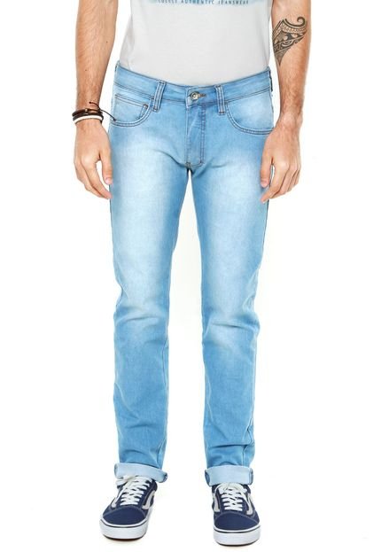 Calça Jeans Colcci Reta Bolso Azul - Marca Colcci