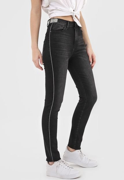 Calça Jeans Desigual Skinny New York Preta - Marca Desigual