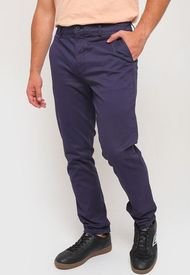 Pantalón Topman Casual Trousers Azul - Calce Slim Fit