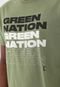 Camiseta Osklen Green Nation Verde - Marca Osklen