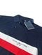 Polo Tommy Hilfiger Masculina Piquet Slim Colourblock Azul Marinho - Marca Tommy Hilfiger