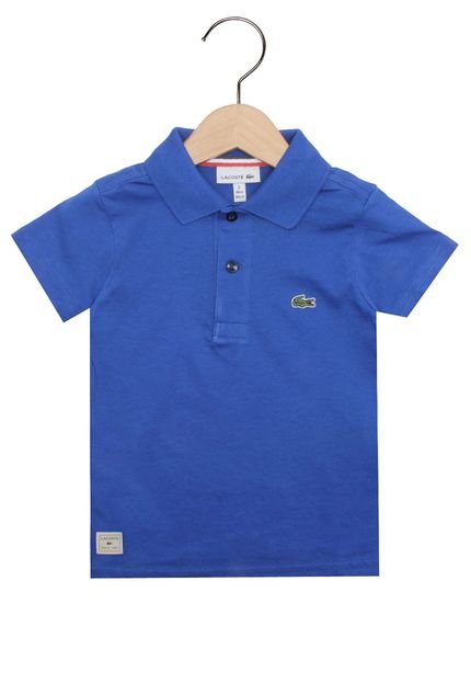 Camisa Polo Lacoste Kids Menino Azul - Marca Lacoste