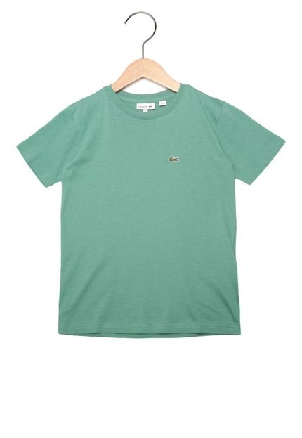 Camiseta Lacoste Clássica Infantil Verde - Marca Lacoste