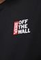 Camiseta Vans Off The Wall Preta - Marca Vans