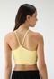 Regata Cropped adidas Sportswear Ajustada Tiro Amarela - Marca adidas Sportswear