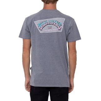 Camiseta Billabong Arch II Masculina Cinza Mescla