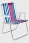 Cadeira De Praia Alta Em Aluminio Belfix Sortida Azul/Verde - Marca Belfix