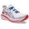 Tênis ASICS GEL-Nimbus 26 Maratona de Paris - Masculino - Branco com Vermelho e Azul - Marca Asics