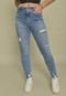 Calça Jeans Skinny Cintura Média com Bolsos Dialogo Feminino - Marca Dialogo Jeans