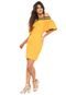 Vestido My Favorite Thing(s) Curto Ombro a ombro Amarelo - Marca My Favorite Things