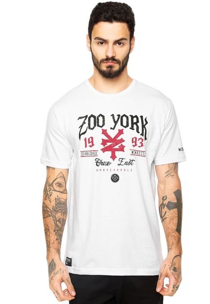 Camiseta Manga Curta Zoo York Crew Branca - Marca Zoo York