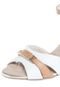 Sandália Comfortflex Tiras Branca - Marca Comfortflex