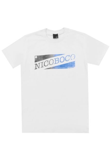 Camiseta Nicoboco Menino Branca - Marca Nicoboco