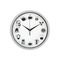 Relógio de Parede Redondo Analógico Café Branco 25cm - Casambiente - Marca Casa Ambiente
