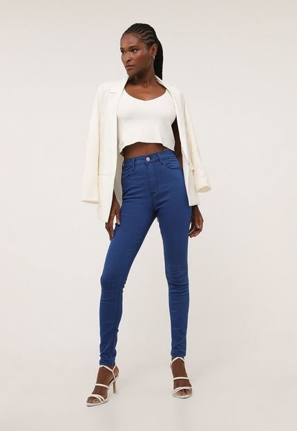 Calça Jeans Lez a Lez Skinny Lisa Azul - Marca Lez a Lez