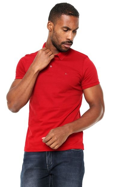 Camisa Polo Aramis Slim Fit Vermelha - Marca Aramis