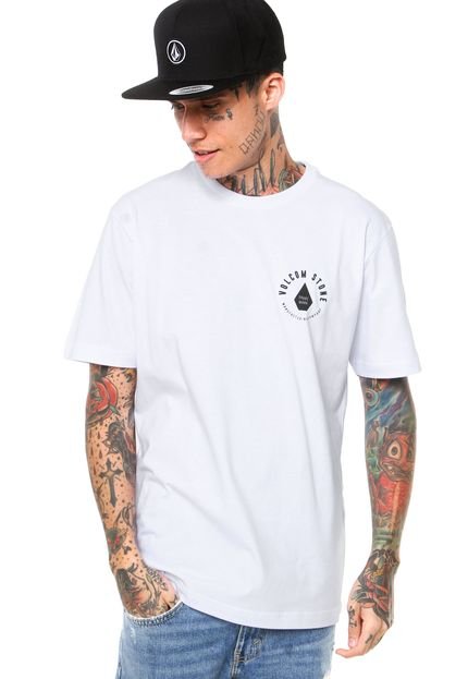 Camiseta Volcom Chillin Branca - Marca Volcom