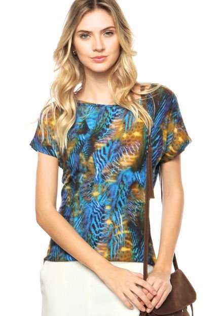 Blusa Forum Justa Azul - Marca Forum