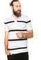 Camisa Polo Tommy Hilfiger Regular Fit Listras Branca - Marca Tommy Hilfiger