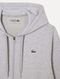 Moletom Lacoste Masculino Sport Mesh Panels Hoodie Cinza Mescla - Marca Lacoste