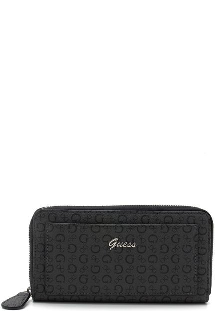 Carteira Guess Monograma Cinza - Marca Guess