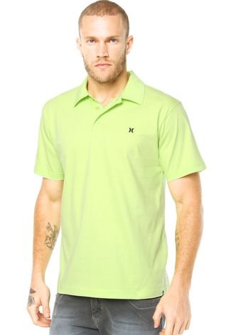 Camisa Polo Hurley Block Party Verde