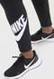 Legging Nike Sportswear Plus Size Essntl Futura Hr Preta - Marca Nike Sportswear